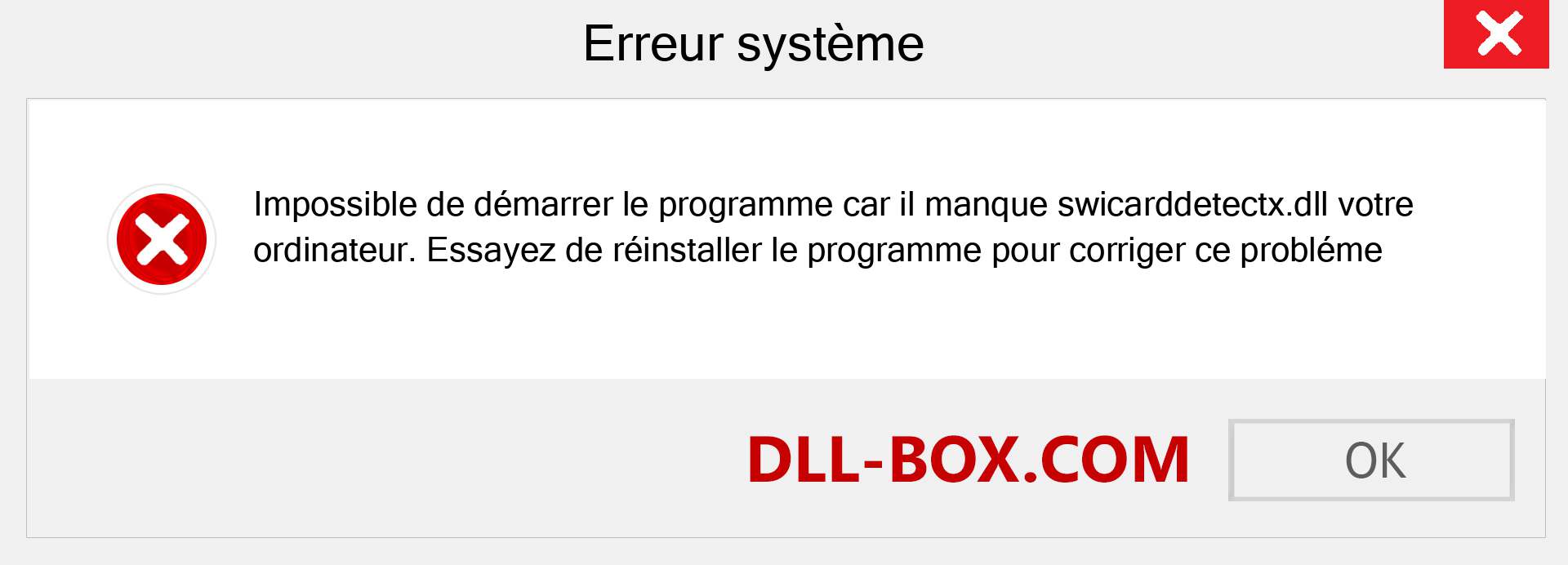 Le fichier swicarddetectx.dll est manquant ?. Télécharger pour Windows 7, 8, 10 - Correction de l'erreur manquante swicarddetectx dll sur Windows, photos, images